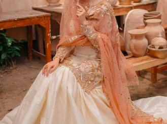 How to Style a Pishwas for Weddings and Festive Occasions?